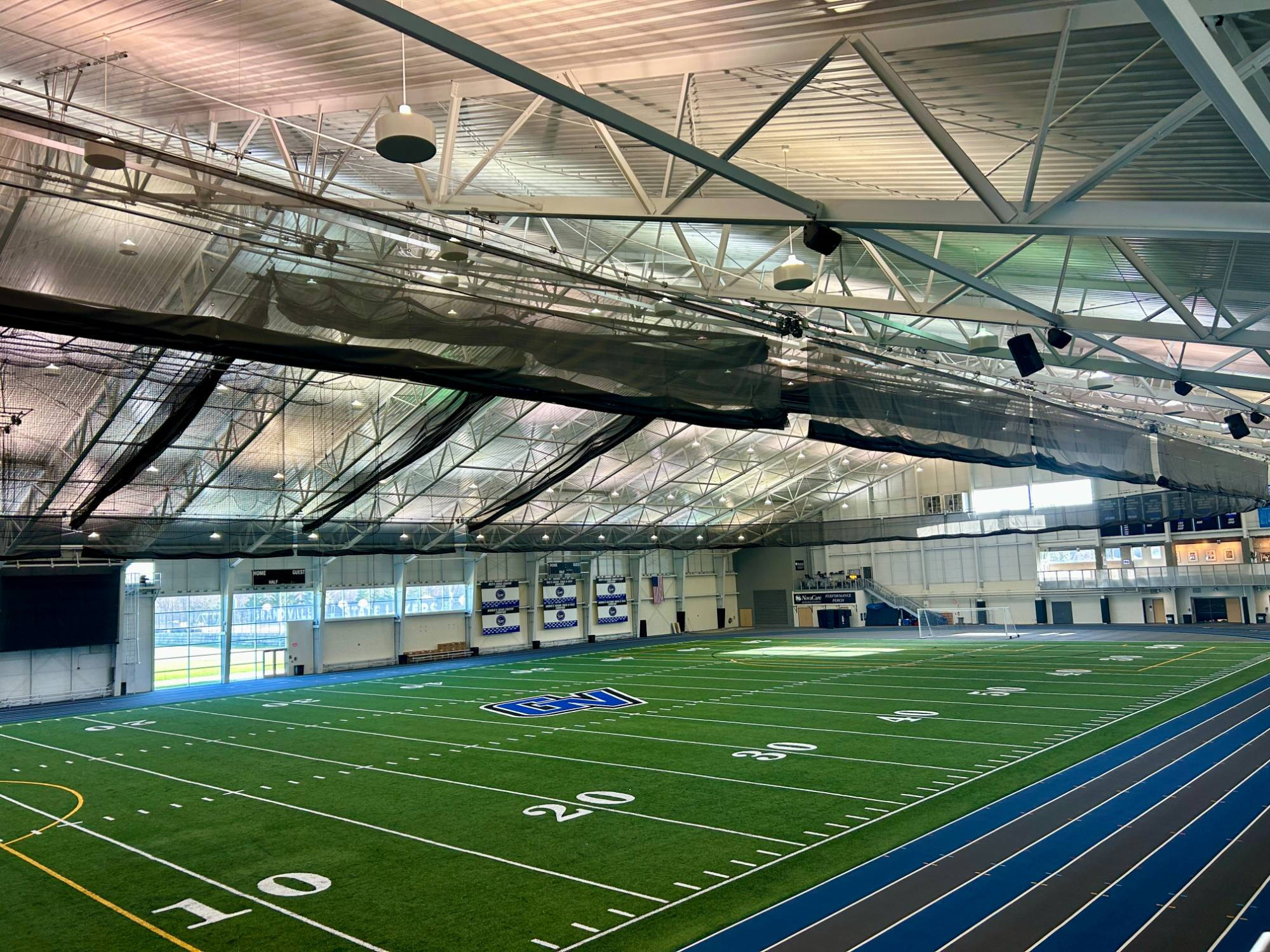 Kelly Family Sports Center indoor fieldhouse